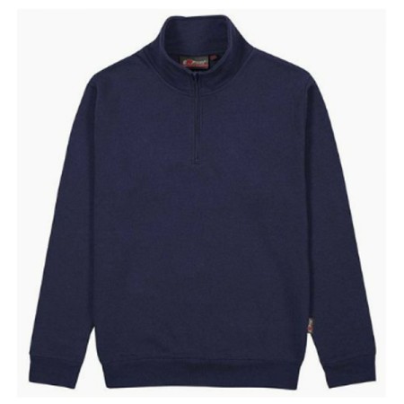 FELPA U-POWER TAUTRA MEZZA ZIP - DEEP BLUE