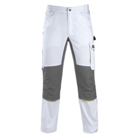 PANTALONE DA LAVORO LUNGO KAPRIOL KAVIR PAINT - XL - BIANCO
