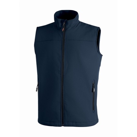 GILET U-POWER SOFT SHELL DUBLINO - WESTLAKE BLUE