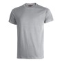 T-SHIRT U-POWER FIGI - MANICA CORTA COTONE 100% GIROCOLLO - GREY SILVER