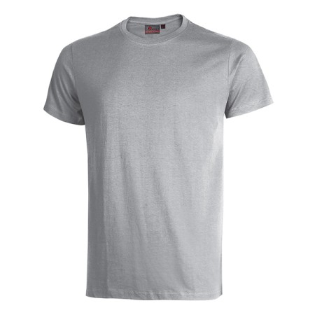 T-SHIRT U-POWER FIGI - MANICA CORTA COTONE 100% GIROCOLLO - GREY SILVER