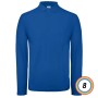 POLO B&C MANICA LUNGA DUE BOTTONI UOMO ID.001 LSL - 8 COLORI