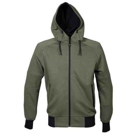 FELPA CON CAPPUCCIO JRC CLEVELAND MAN - ARMY GREEN