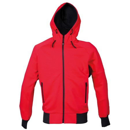 FELPA CON CAPPUCCIO JRC CLEVELAND MAN - RED