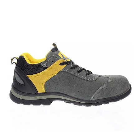 BEARGRIP IPE - SMART S1P HRO SRC 005 - SCARPA DI SICUREZZA BASSA METAL FREE - GRIGIO/GIALLO
