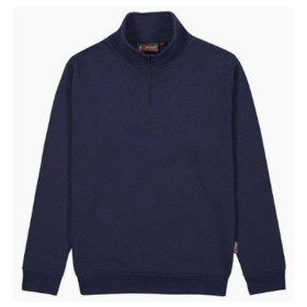 FELPA U-POWER TAUTRA MEZZA ZIP - DEEP BLUE