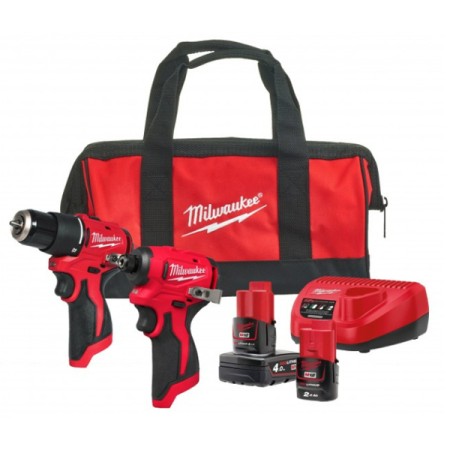 M12 BLPP2B-422B - MILWAUKEE BLPDRC + BLIDRC