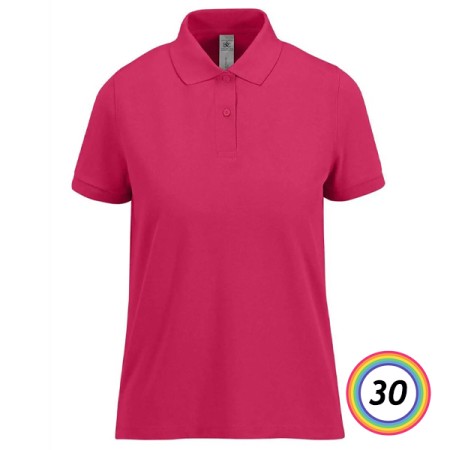 POLO B&C MANICA CORTA MY POLO 180 WOMAN - 30 COLORI