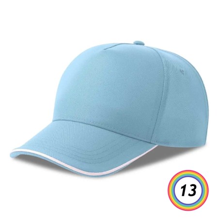 BERRETTO ATLANTIS TIPO BASEBALL PROFILATO - 13 COLORI