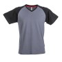 T-SHIRT JRC ALICANTE - GREY/BLACK