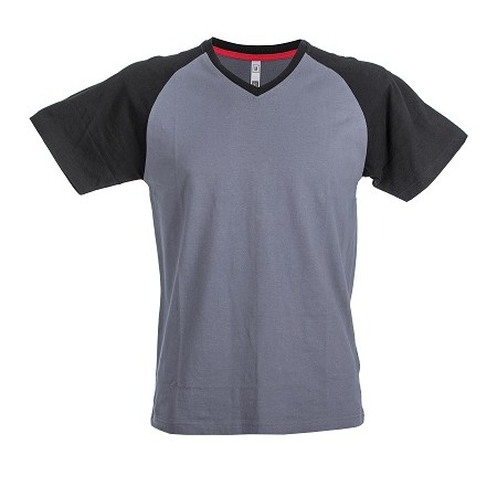 T-SHIRT JRC ALICANTE - GREY/BLACK