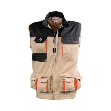GILET KAPRIOL KAVIR - XXL - BEIGE/NERO