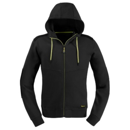 FELPA KAPRIOL SLICK CON CAPPUCCIO - M - NERO