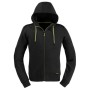 FELPA KAPRIOL SLICK CON CAPPUCCIO - M - NERO