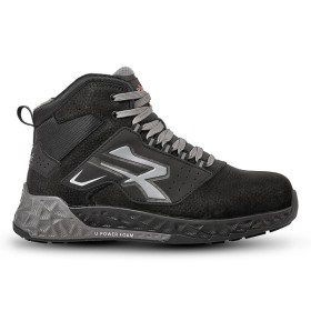 U-POWER RED STRATOS - TYRON ESD - CALZATURA DI SICUREZZA ALTA S3S CI HI HRO FO SR - NERO/GRIGIO