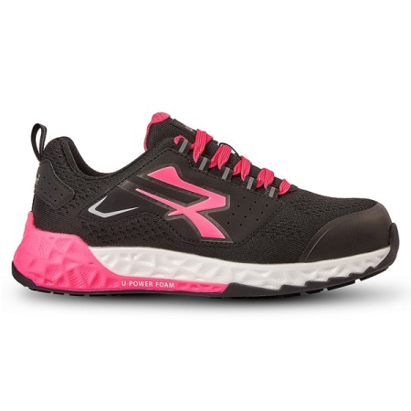 U-POWER RED STRATOS - BRIENNE ESD - CALZATURA DI SICUREZZA BASSA S1PS HI HRO FO SR - NERO/ROSA