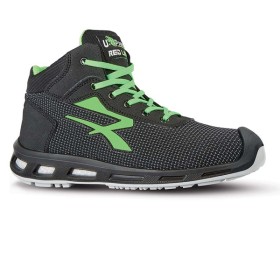 U-POWER RED LION - HARD s ESD - CALZATURA DI SICUREZZA ALTA S3S CI FO SR - NERO/VERDE