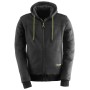 FELPA SLICK C/CAPPUCCIO NERA L
