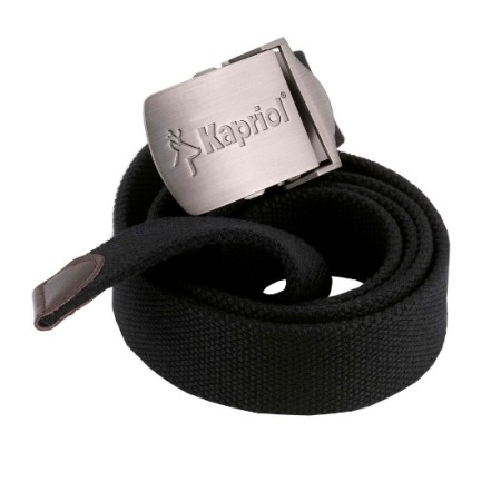 KAPRIOL - K-BELT -  CINTURA DA LAVORO CON FIBBIA - NERO