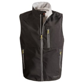 KAPRIOL - TECH - GILET DA LAVORO IN SOFTSHELL SMANICATO - L - NERO