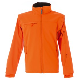 JRC - NEW SAINT MORITZ - GIUBBINO IN SOFT SHELL A TRE STRATI IMPERMEABILE E TRASPIRANTE - 988087 - ARANCIONE FLUO