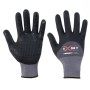 ROSSINI - GUANTO NYLON-ELASTANE 15G NITRILE MICRO-SCHIUMA 3_4 TRASPIRANTE PUNTINATO GGC045 - NERO