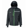 U-POWER - WINK - GIUBBOTTO CON CAPPUCCIO DA LAVORO IMBOTTITURA IN GRAFENE WFU255RL - ASPHALT GREY / GREEN