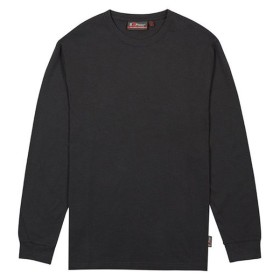 U-POWER INDUSTRY - RENGA - T-SHIRT A MANICA LUNGA WEY298BC - BLACK CARBON