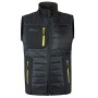 UPOWER U-SUPREMACY - WALL - GILET DA LAVORO CON INBOTTITURA IN GRAFENE SMANICATO WFU278BC - BLACK CARBON