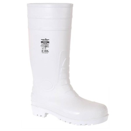 FW84 - Stivale alimentare Wellington S4 Bianco - 39