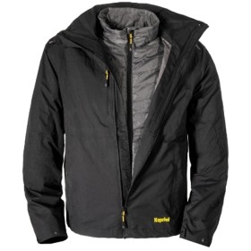 KAPRIOL - DYNAMIC - GIACCA DA LAVORO IMPERMEABILE CON GILET 2 IN 1 61051 - TG. M - NERO