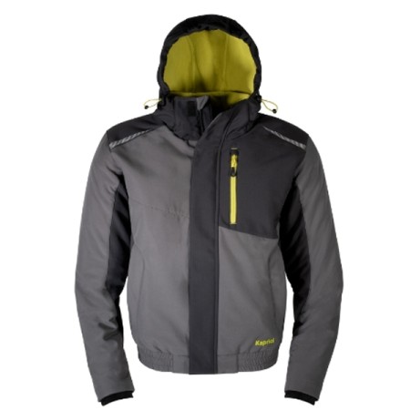 KAPRIOL - SLICK - GIACCA DA LAVORO INVERNALE CON CAPPUCCIO 61081 - TG. M - GRIGIO