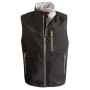 KAPRIOL - TECH - GILET DA LAVORO IN SOFTSHELL 36933 - TG. XXL - NERO/SILVER