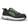 U-POWER RED EGO - ADAK ESD - CALZATURA DI SICUREZZA BASSA S3S CI HI HRO FO SR - BLACK/VERDE FLUO