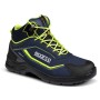 SPARCO - INDY-H RICHMOND - CALZATURA DI SICUREZZA ALTA ESD S3S SR FO LG 07541BMGF - BLU MARINE/GIALLO FLUORES