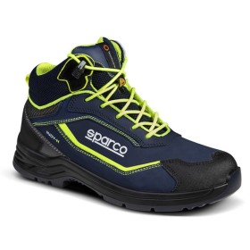 SPARCO - INDY-H RICHMOND - CALZATURA DI SICUREZZA ALTA ESD S3S SR FO LG 07541BMGF - BLU MARINE/GIALLO FLUORES