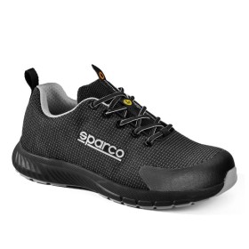 SPARCO - TRACTION ASAN - CALZATURA DI SICUREZZA BASSA ESD S3S SR FO HRO BTB0018B0K13 - NERO/SILVER