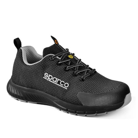 SPARCO - TRACTION ASAN - CALZATURA DI SICUREZZA BASSA ESD S3S SR FO HRO BTB0018B0K13 - NERO/SILVER