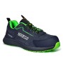 SPARCO - TRACTION SATORU - CALZATURA DI SICUREZZA BASSA ESD S1PS SR FO HRO SC - BLU MARINE/VERDE FLUO