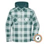 DAIBER - WORKWEAR CHECK JACKET - GIACCA A CAMICIA POCO IMBOTTITA CON CAPPUCCIO JN1872