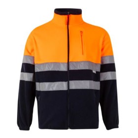 GIACCA PILE BICOLORE AV ARANCIO/BLU VELILLA GIACCA PILE BICOLORE AV ARANCIO/BLU VELILLA