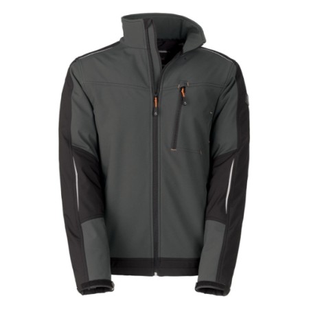 OUTLET | GIACCA KAPRIOL SOFTSHELL VITTORIA PRO XXXL - GRIGIO/NERO