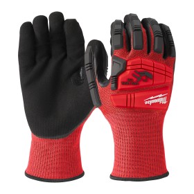 GUANTI MILWAUKEE DA LAVORO IMPACT ANTITAGLIO CAT.3/C- L/9