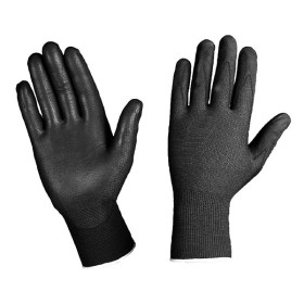 GUANTO NYLON SEBA SPALM. - POLIURETANO - NERO