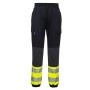 KX341 - PW3 pantalone Jogger Hi-Vis Flexi Classe 1 Nero/Giallo - XL