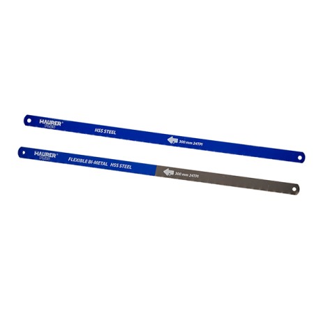 LAME A SEGHETTO - 300 MM MAURER HSS BIMETALLICHE 24 DEN confezione 10pz