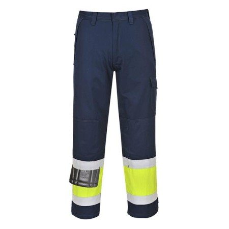 MV26 - Pantalone Modaflame Hi-Vis Giallo/Navy - L