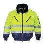 PJ50 - Giacca Pilot Hi-Vis 3 in-1 Giallo/Navy - XXL
